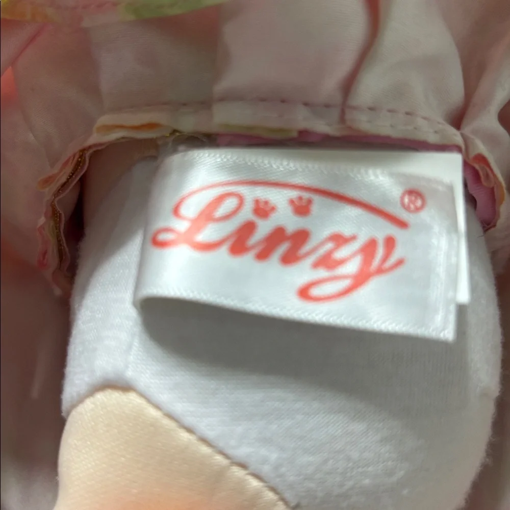 2 Linzy Dolls Plush Pigtails Girls Squishy Cute